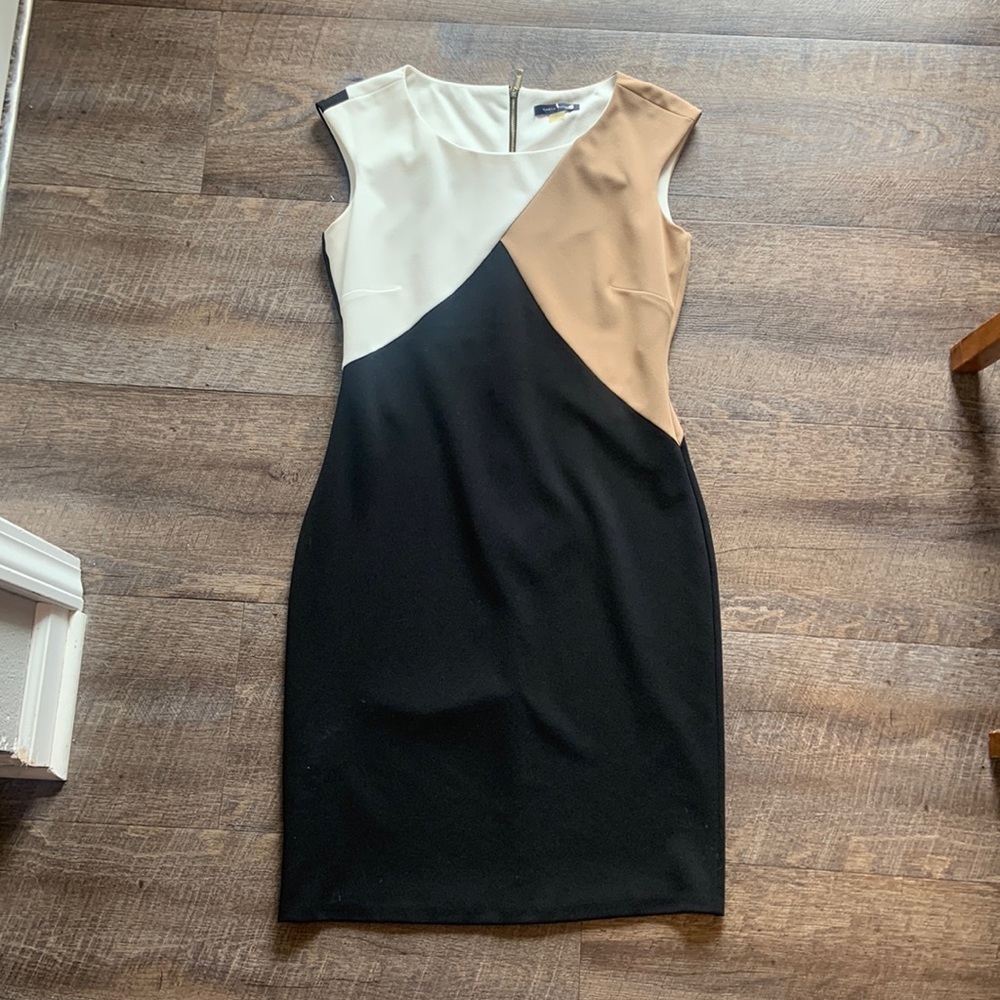 Elegant Color Block Dress